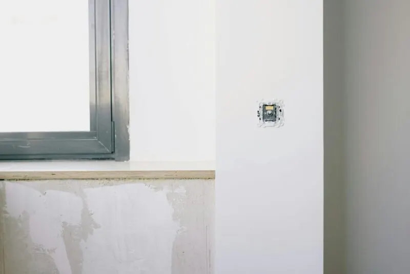 Net geplaatst raam in nieuwbouwwoning